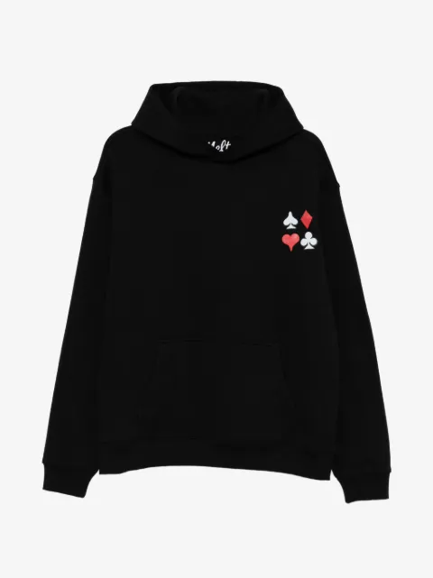 Melt graphic-print hoodie