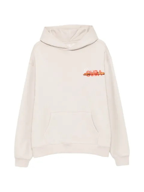 Melt graphic-print hoodie