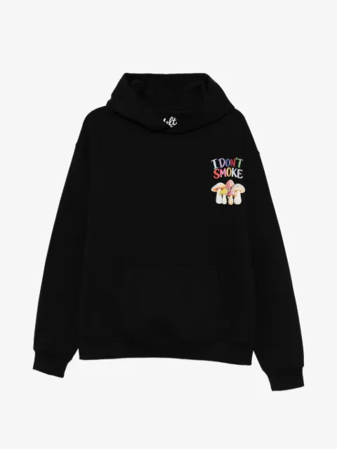 Melt graphic-print pouch-pocket hoodie