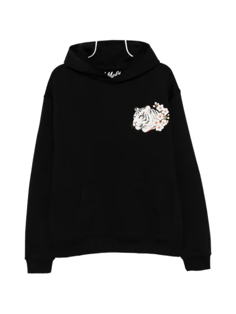 Melt graphic-print hoodie