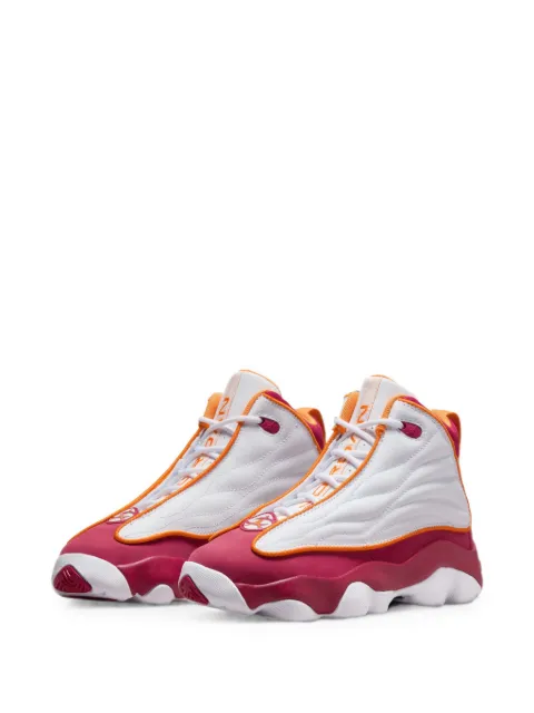 Jordan Kids Pro Strong "White/Cardinal Red/Vivid Orange" sneakers
