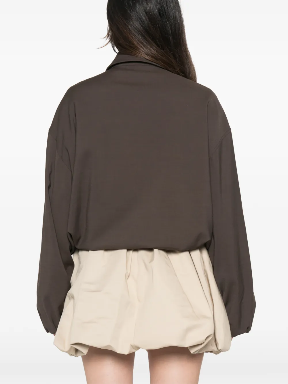 LOEWE Jack met geborduurd logo Bruin