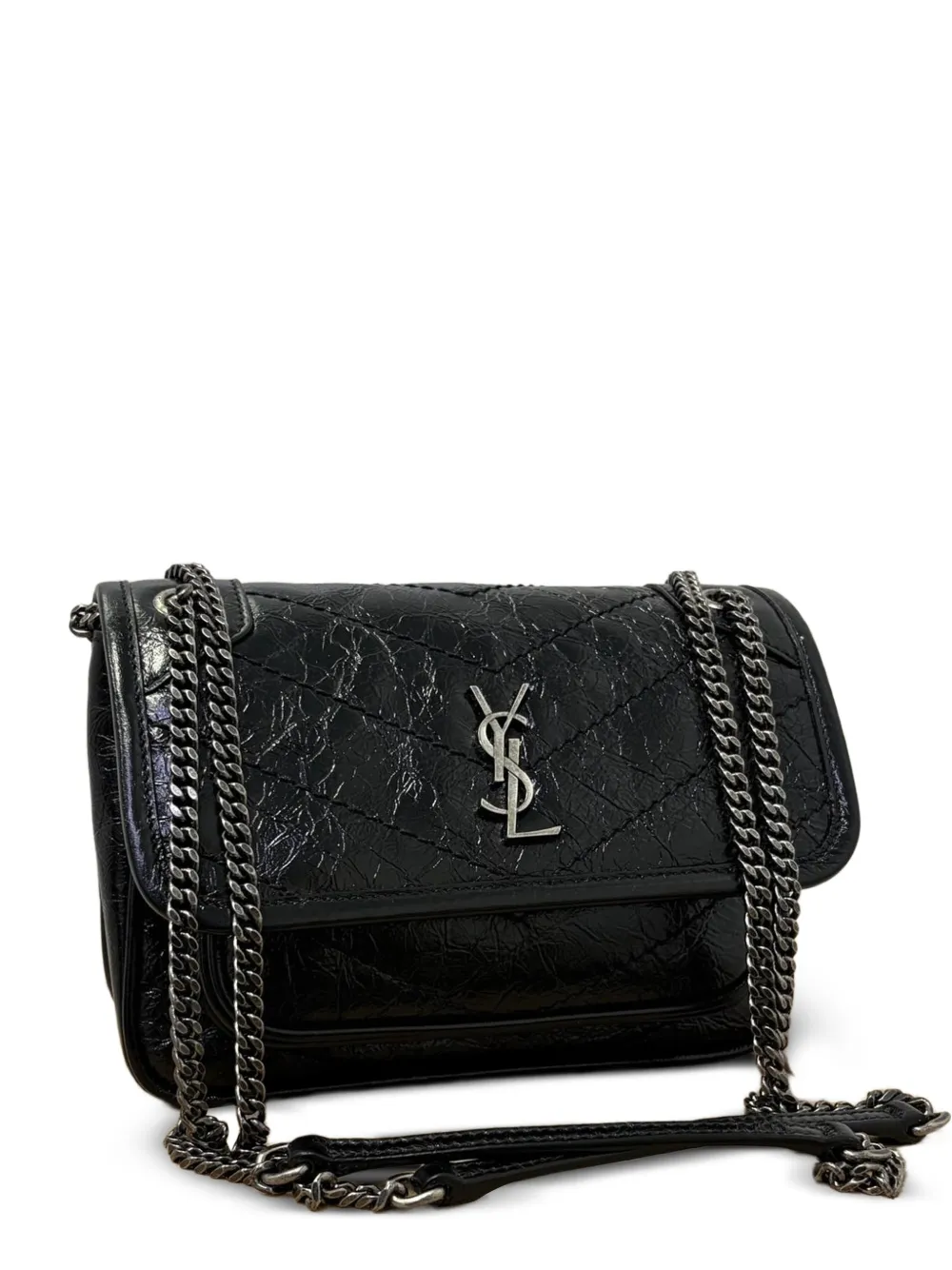 Saint Laurent Niki mini bag in leather - Nero