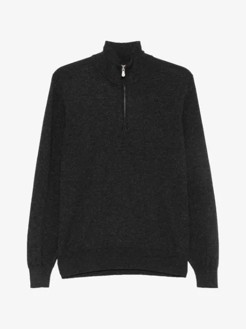 Brunello Cucinelli pull en laine à col zippé
