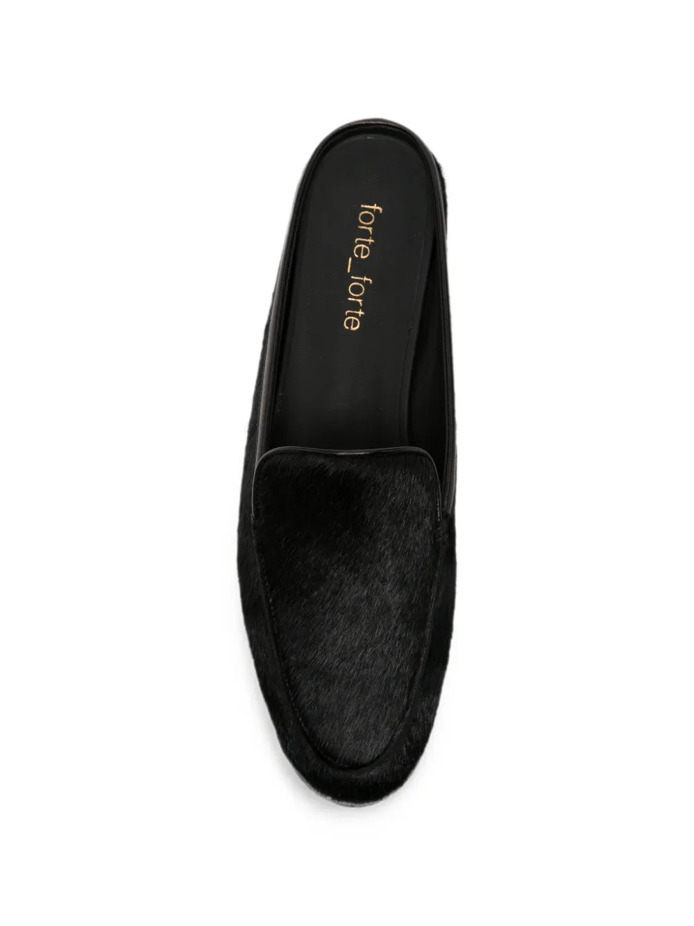 Forte almond-toe loafers Zwart