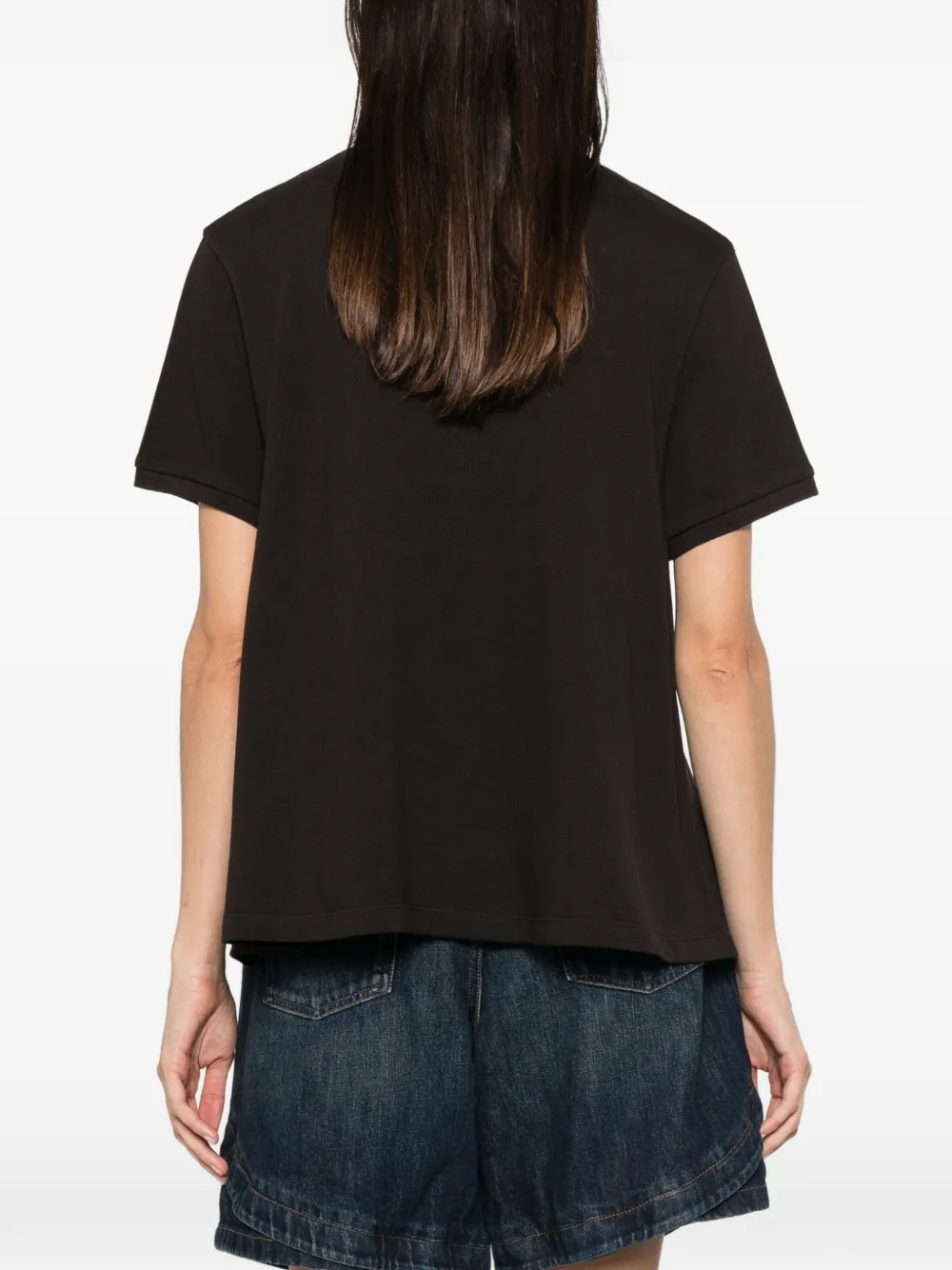LOEWE Poloshirt met geborduurd logo Zwart