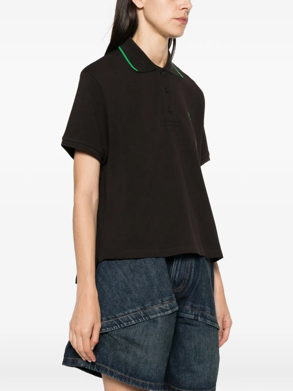 LOEWE Poloshirt met geborduurd logo Zwart