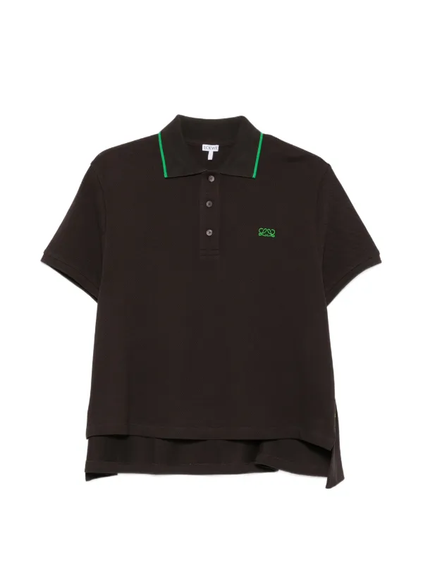 Loewe Polo Shirt in Cotton in Black