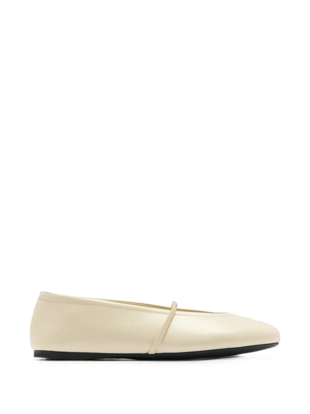 Miu Miu logo-embossed ballet flats - Toni neutri