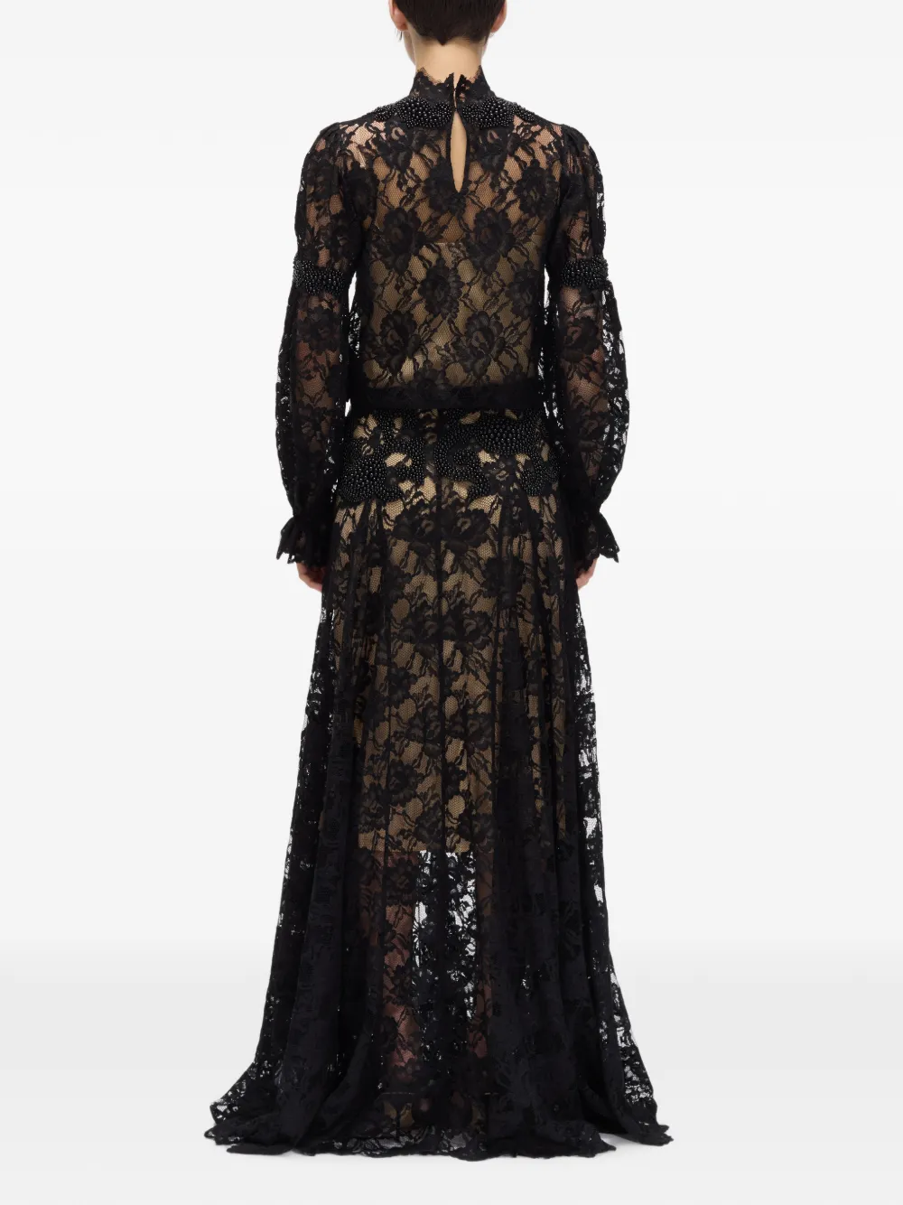 Giuseppe Di Morabito Maxi-jurk met lange mouwen Zwart