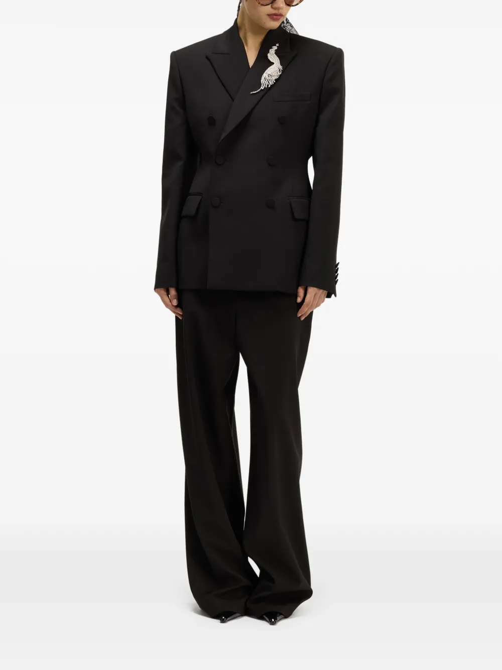 Giuseppe Di Morabito blazer à boutonnière croisée - Noir Giuseppe Di Morabito blazer à boutonnière croisée - Noir