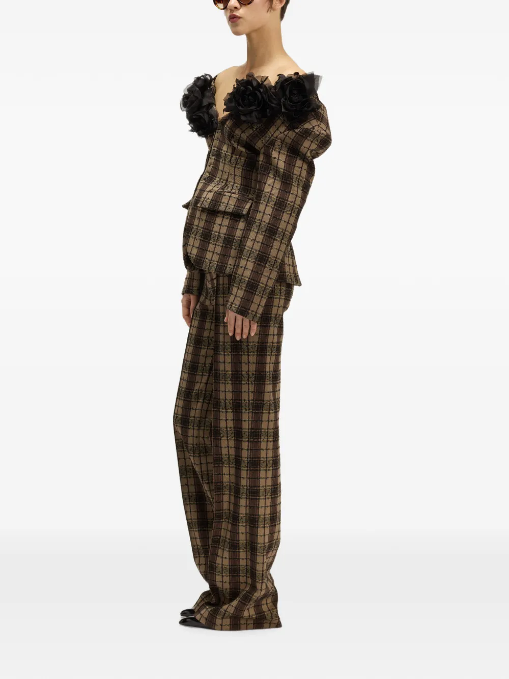 Giuseppe Di Morabito Geruite pantalon Bruin