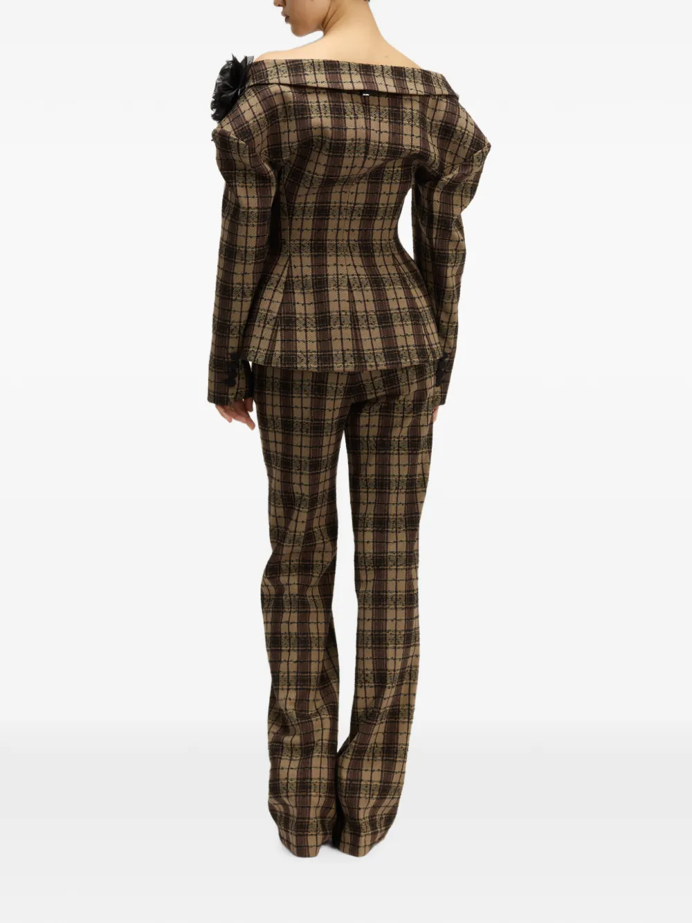 Giuseppe Di Morabito Geruite pantalon Bruin