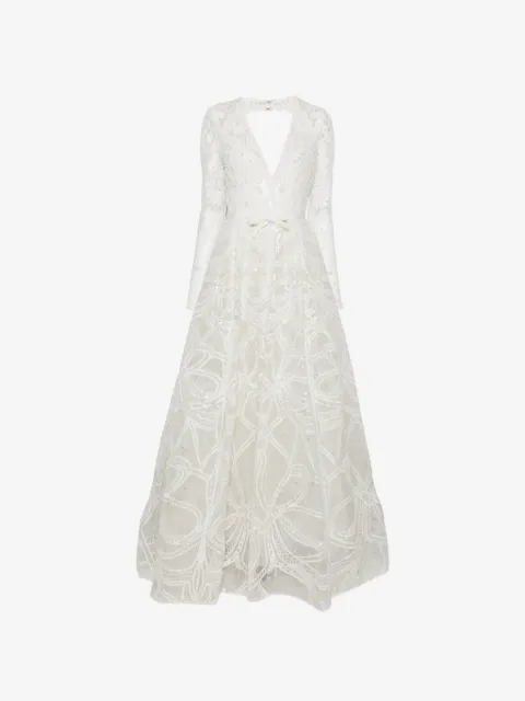 Elie Saab robe longue à sequins