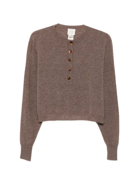 Alysi button-fastening cropped cardigan