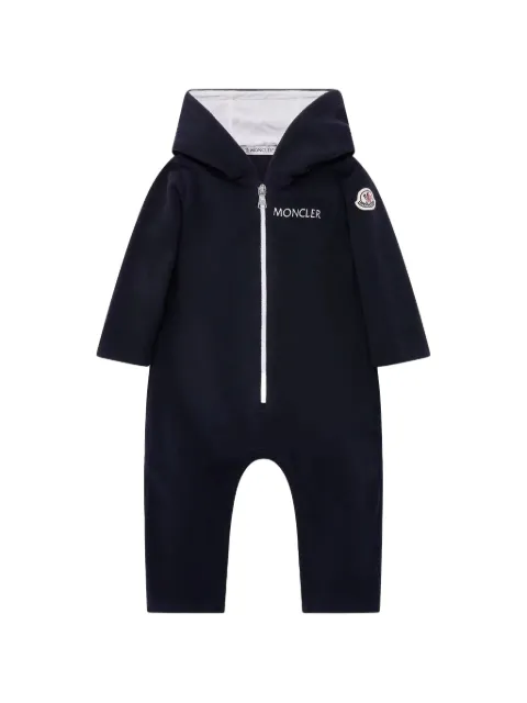 Moncler Enfant Teddy Bear ears romper