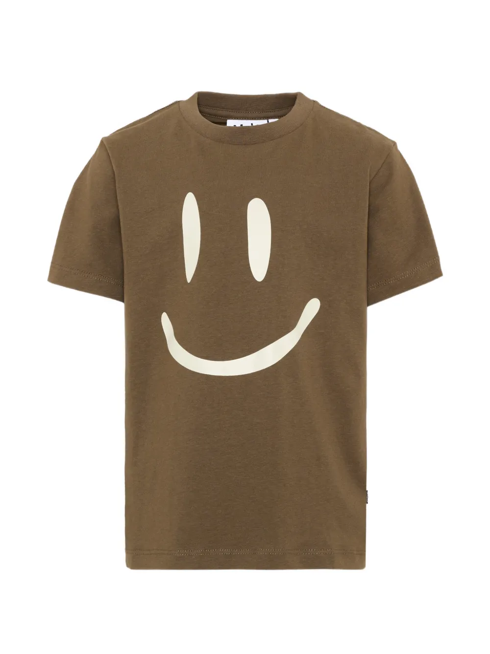 Molo Roxo smiley-print T-shirt - Marrone
