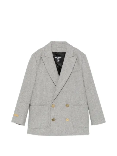 Balmain Kids double-breasted notched-lapels jacket