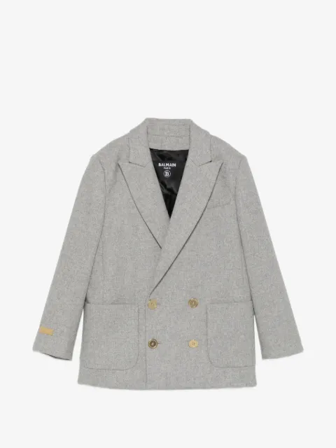 Balmain Kids double-breasted notched-lapels jacket