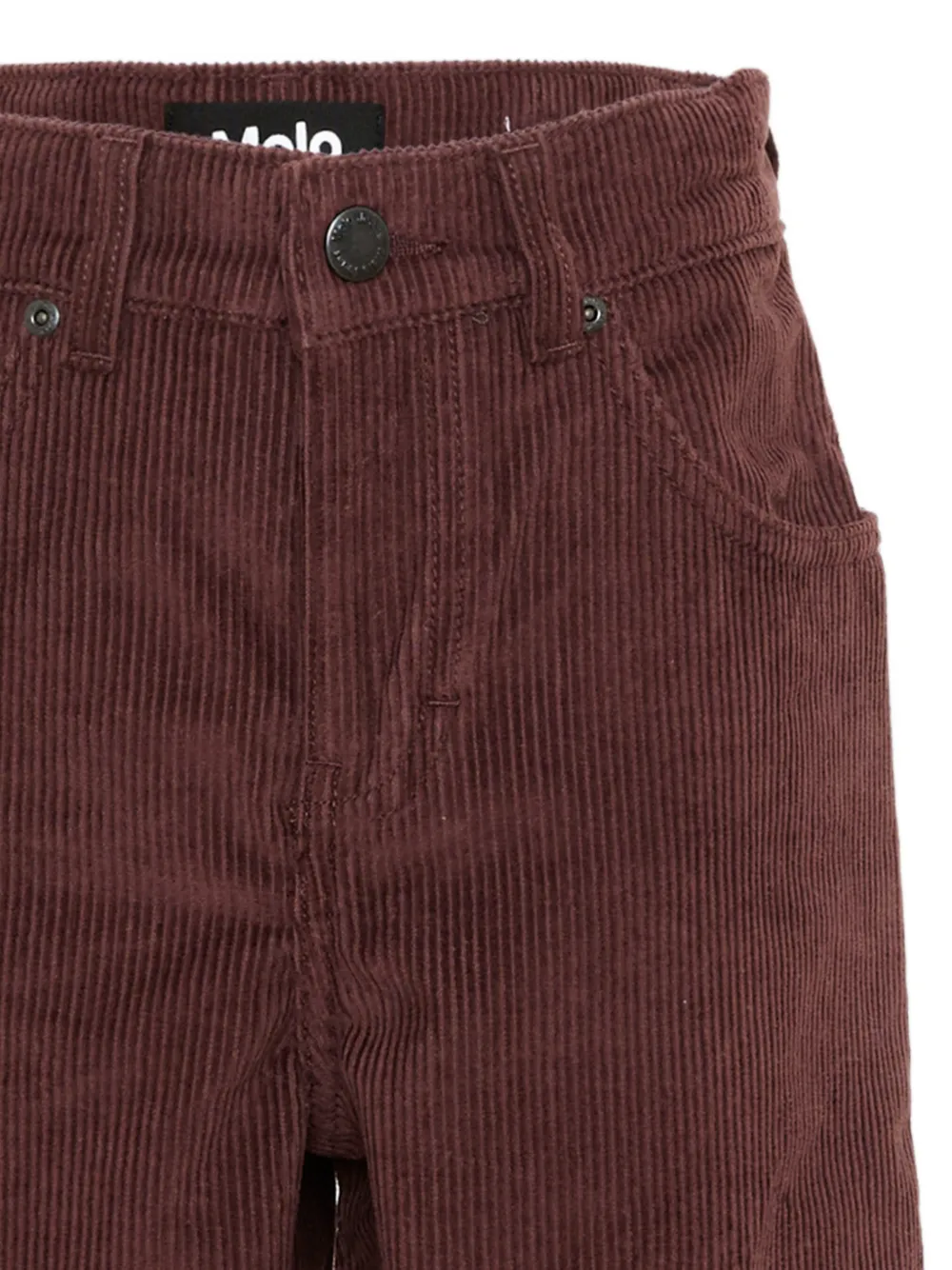 Molo Aiden broek met ribfluwelen effect Rood
