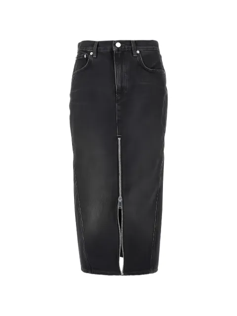 Haikure midi denim midi skirt