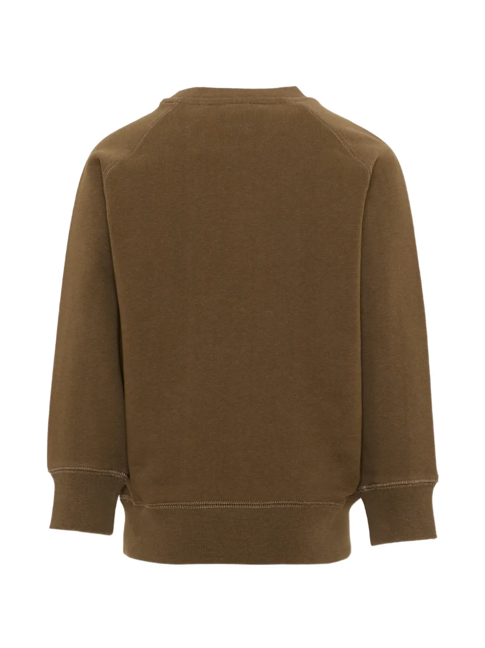Molo Mike trui met raglan mouwen en bouclé-patch Bruin