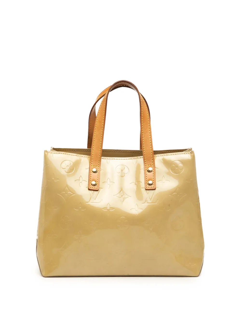 Louis Vuitton Pre-Owned 2002 Monogram Vernis Reade PM handbag - Neutrals
