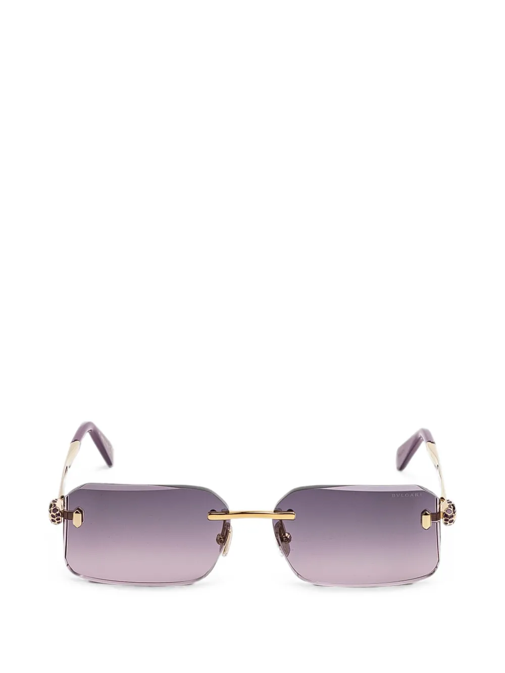 Bvlgari rectangle-frame sunglasses - Oro