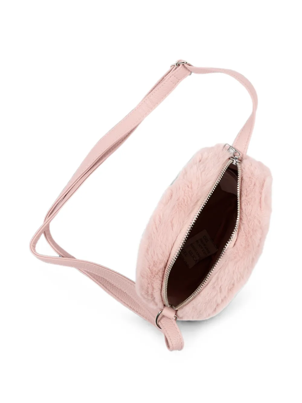 Molo Fluffy schoudertas met smiley Roze