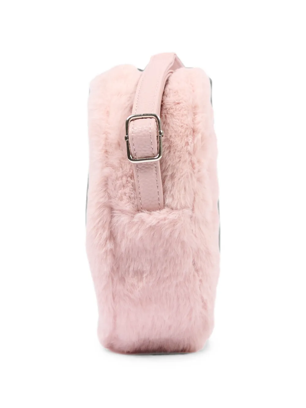 Molo Fluffy schoudertas met smiley Roze