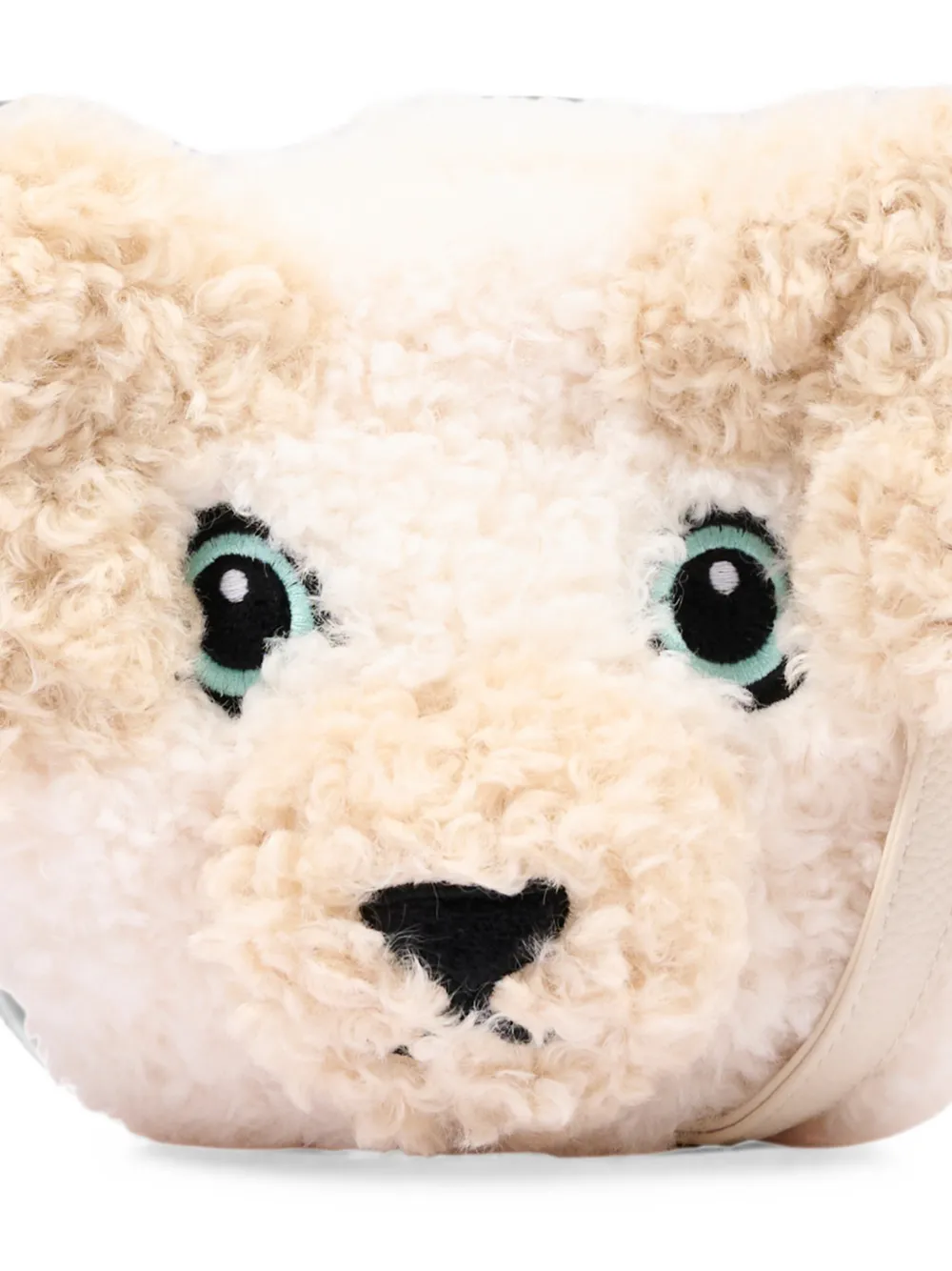 Molo Poodle schoudertas met dieren-patroon Beige