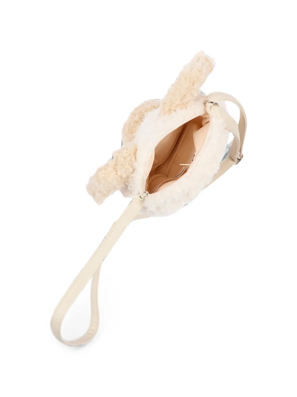Molo Poodle schoudertas met dieren-patroon Beige