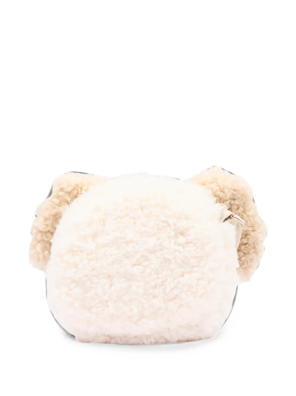 Molo Poodle schoudertas met dieren-patroon Beige