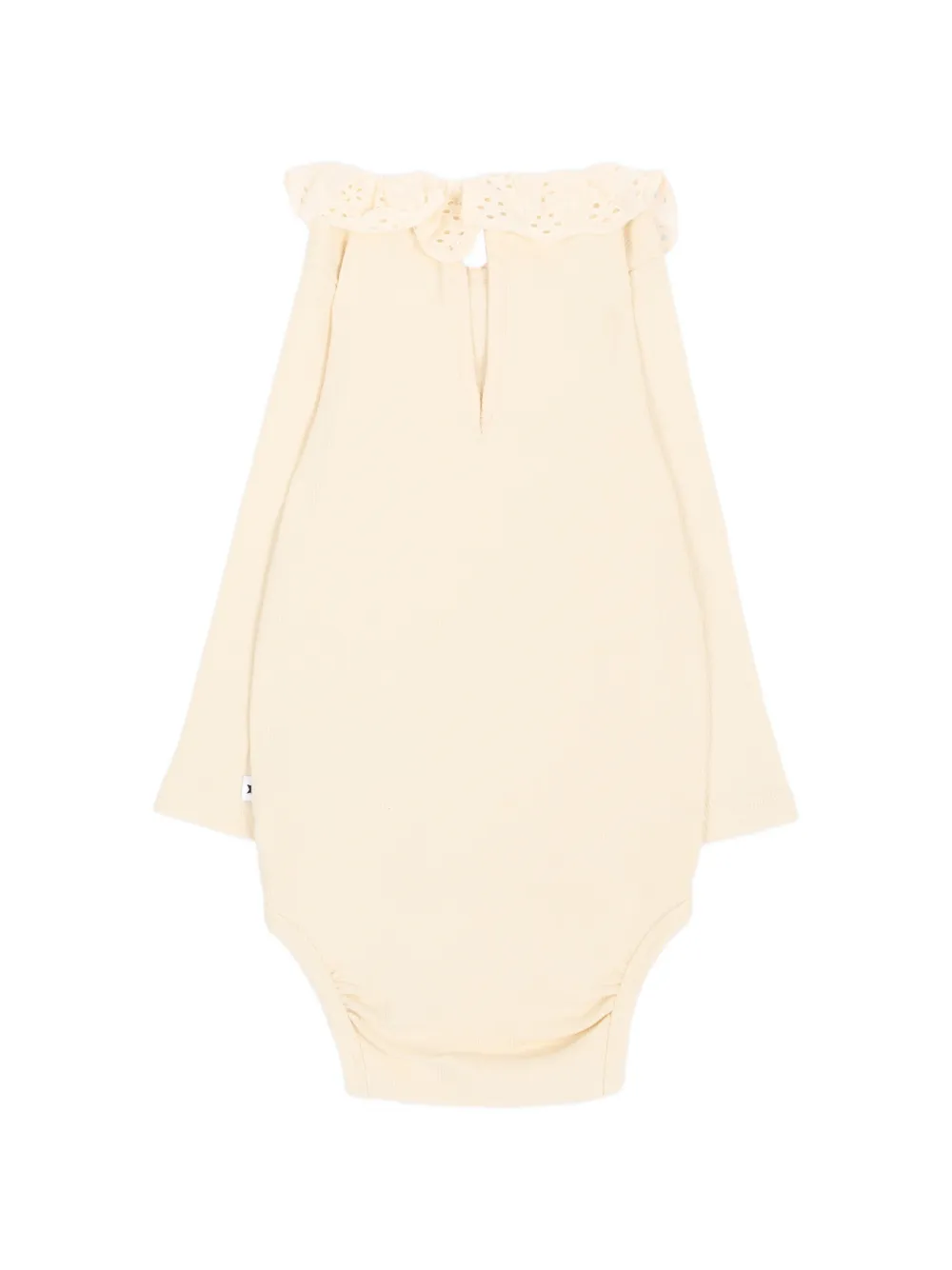 Molo Faye broderie anglaise body met ruches Beige