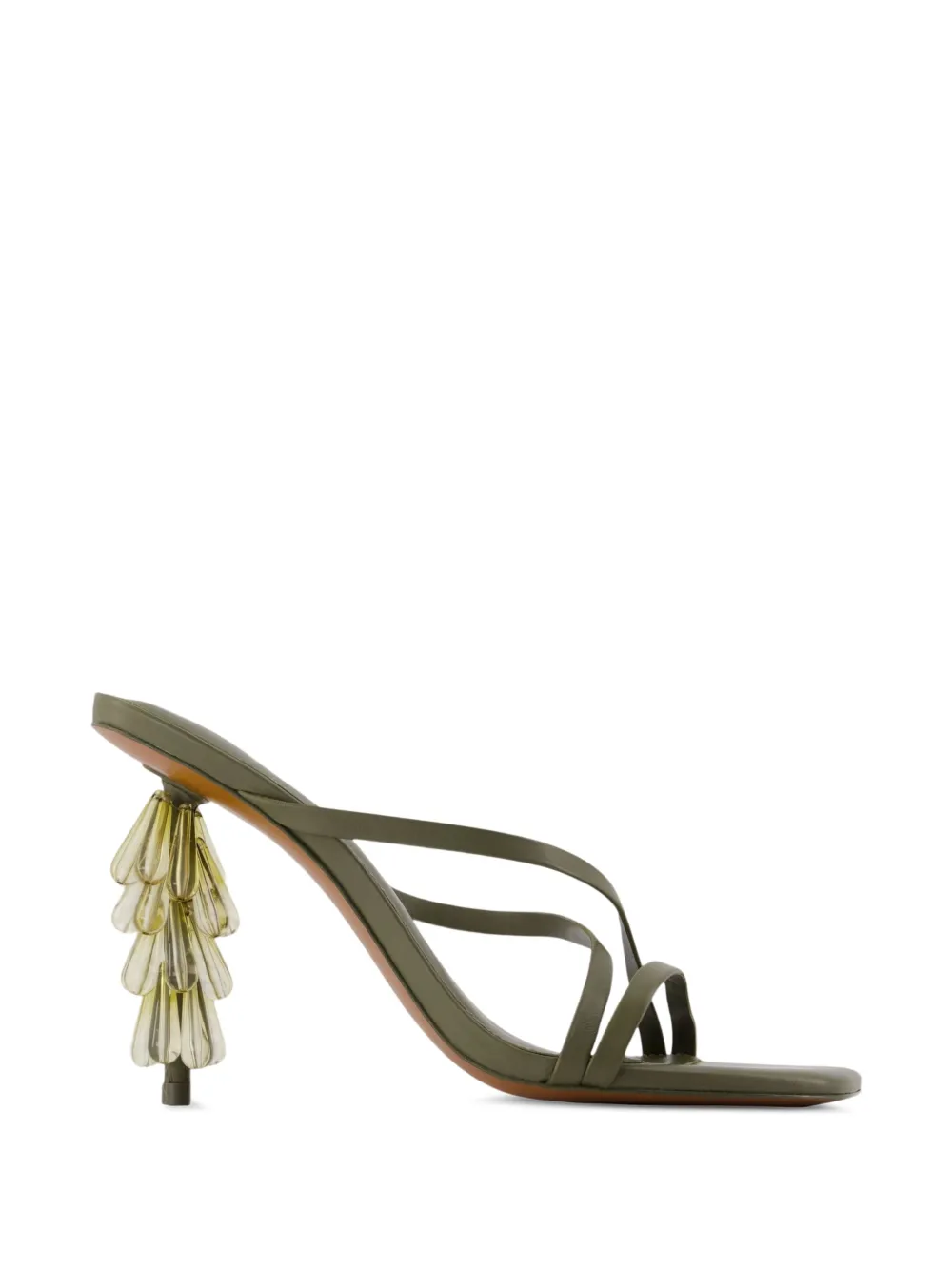 Cult Gaia Sage strappy sandals - Verde