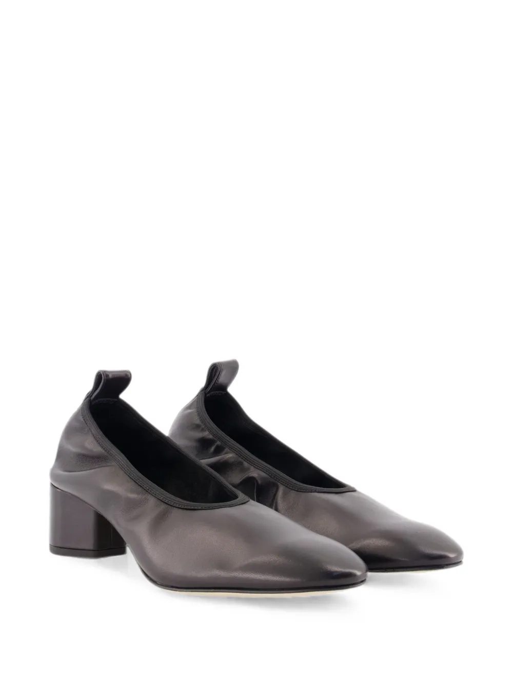 Aeyde Gemma block-heel pumps Zwart