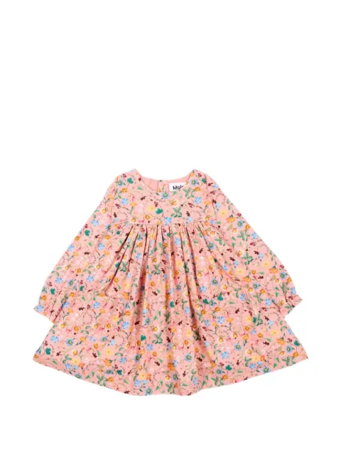 Molo Claire floral-print long-sleeve dress