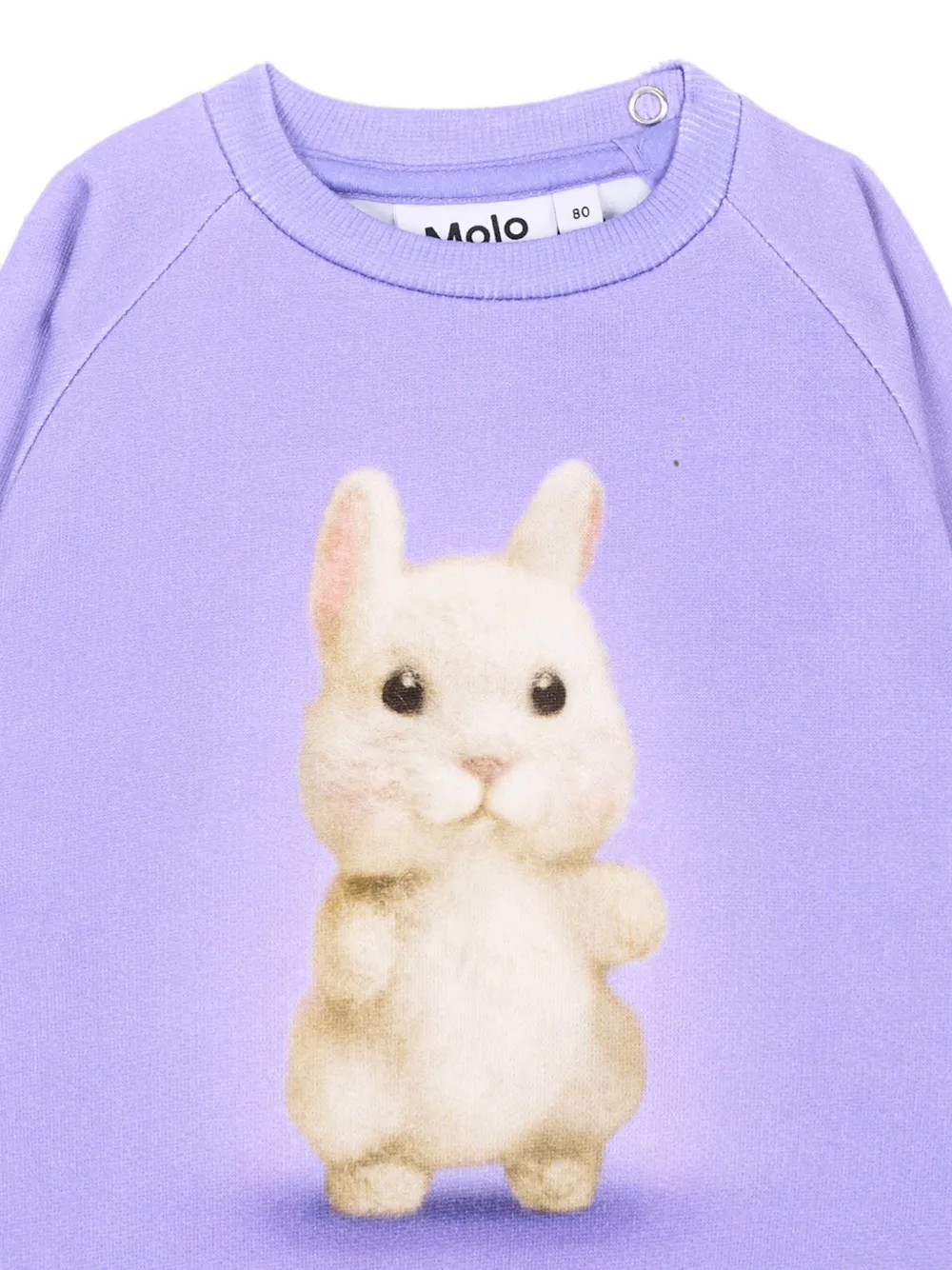 Molo Disc sweater met konijnen-print Paars