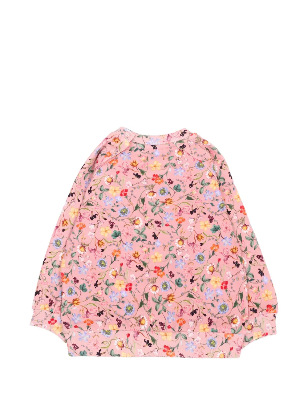Molo Disc floral-print sweater Roze