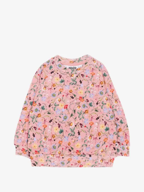 Molo Disc floral-print sweater