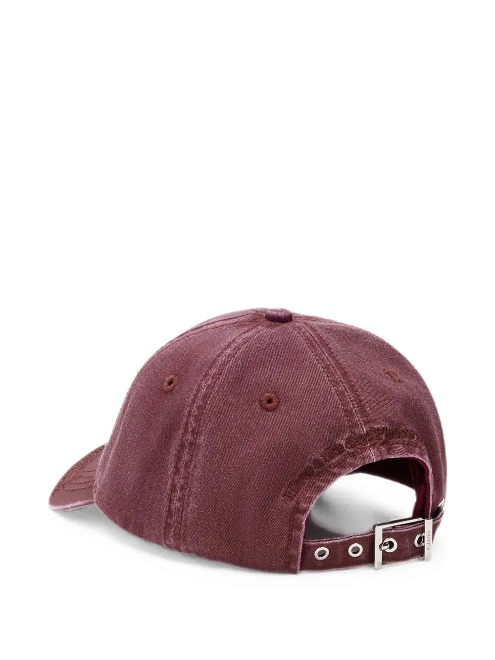 GANNI cap in red cotton Rood