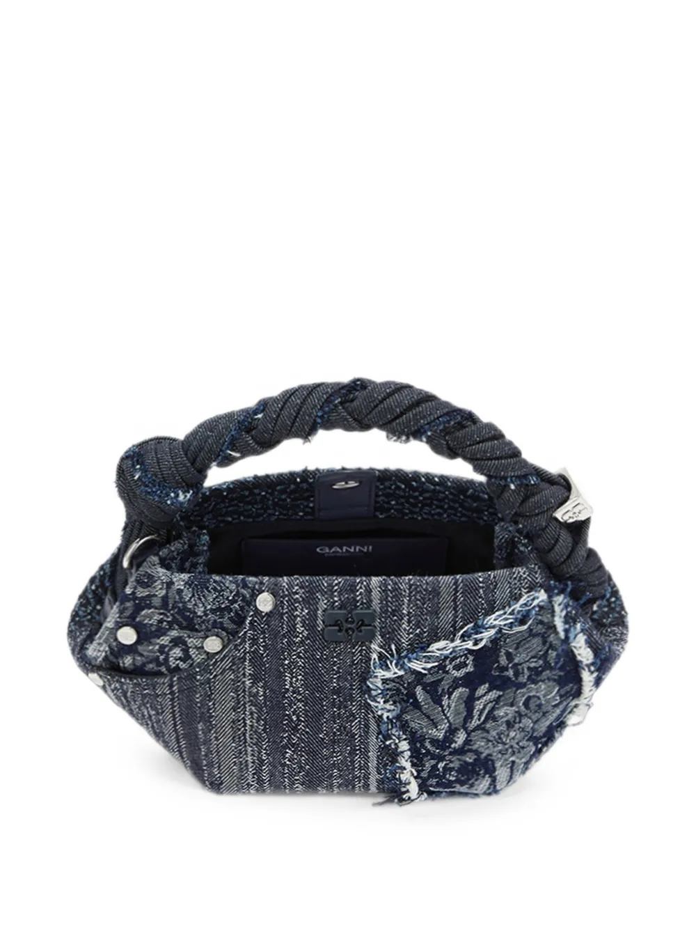 GANNI Bou mini-tas Blauw