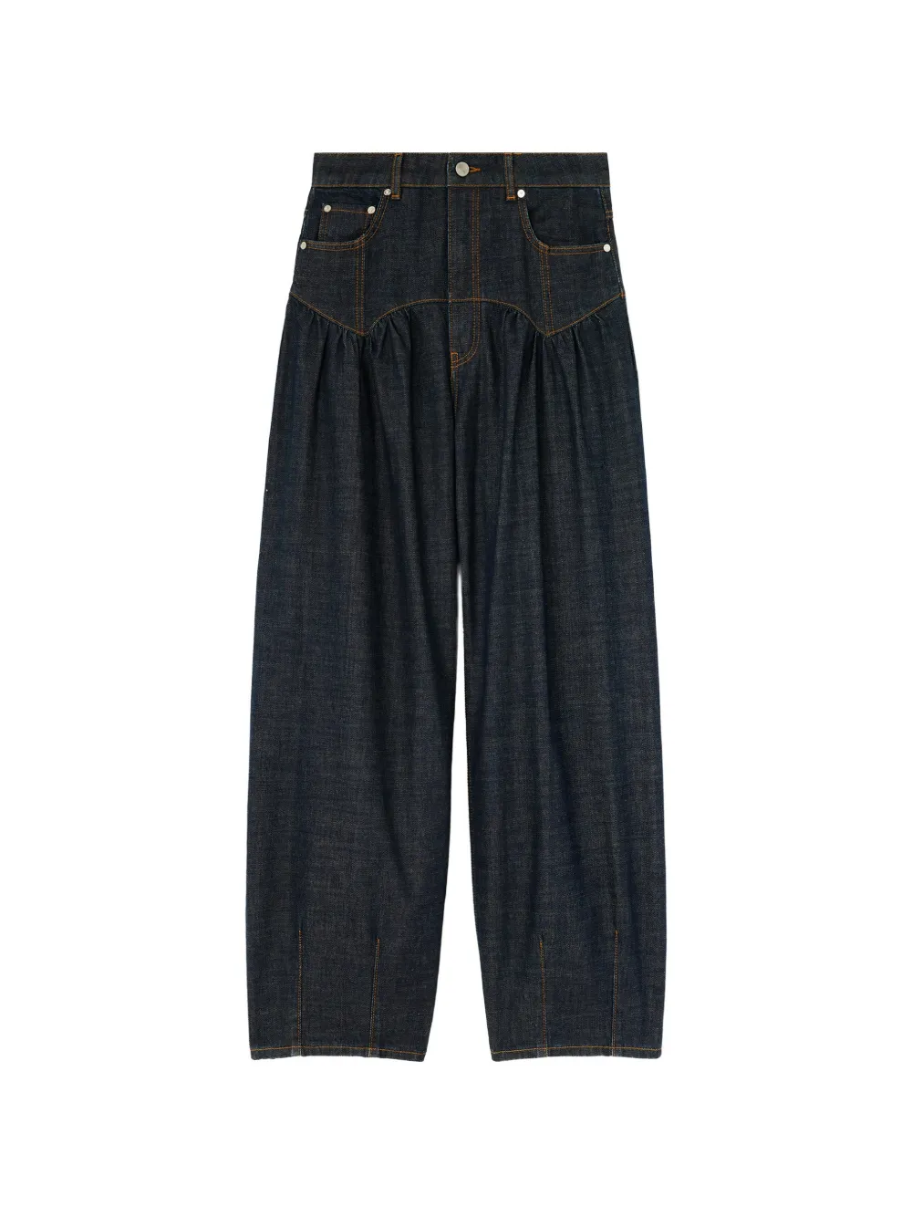 GANNI Jeans con corsetto - Blu
