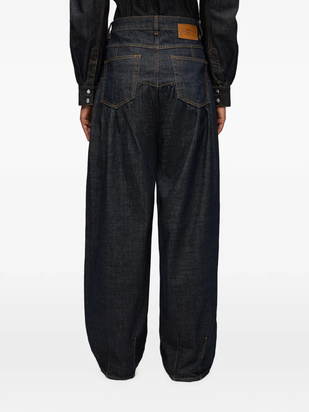 GANNI High waist jeans Blauw