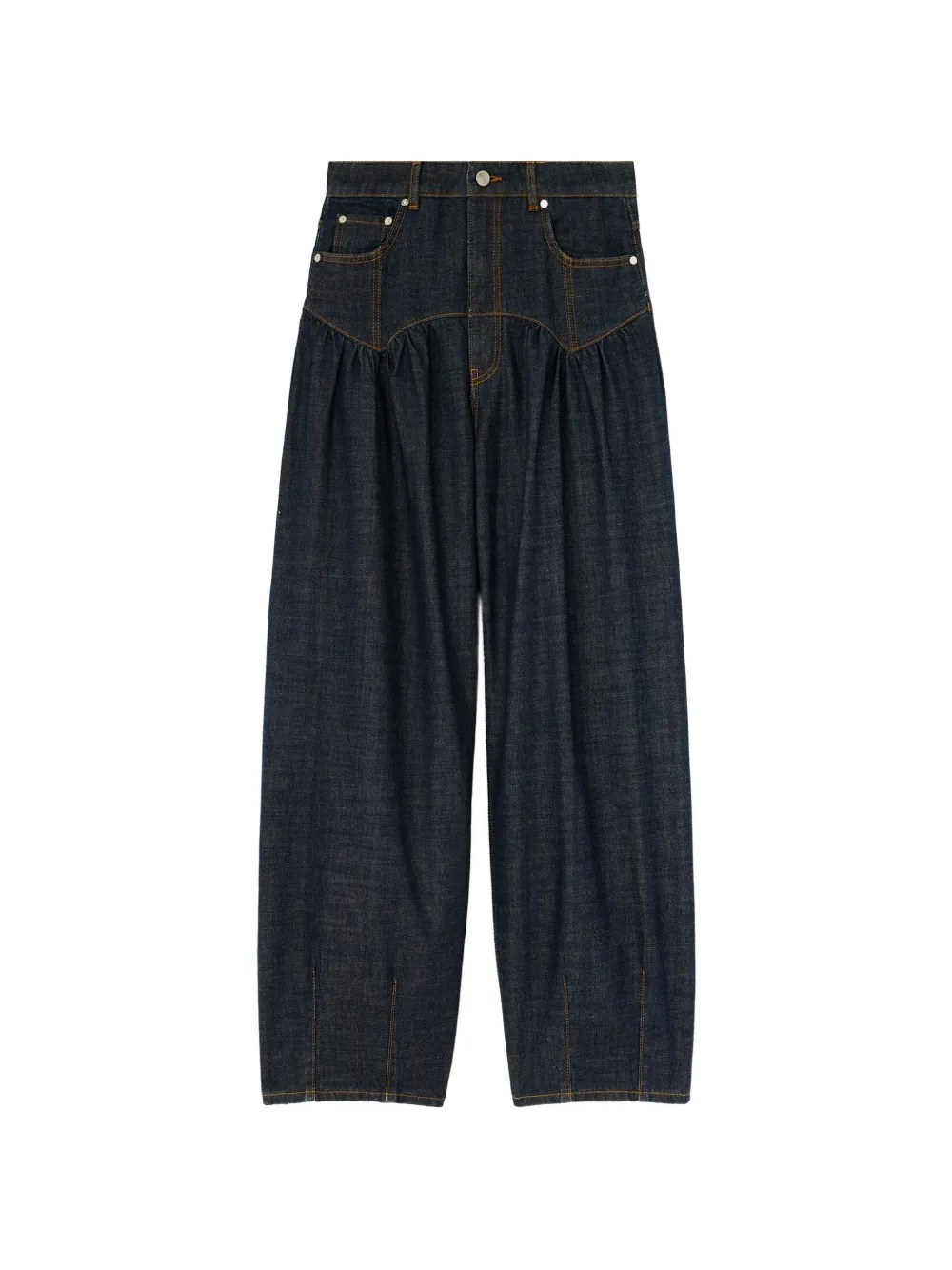 GANNI Jeans con corsetto - Blu