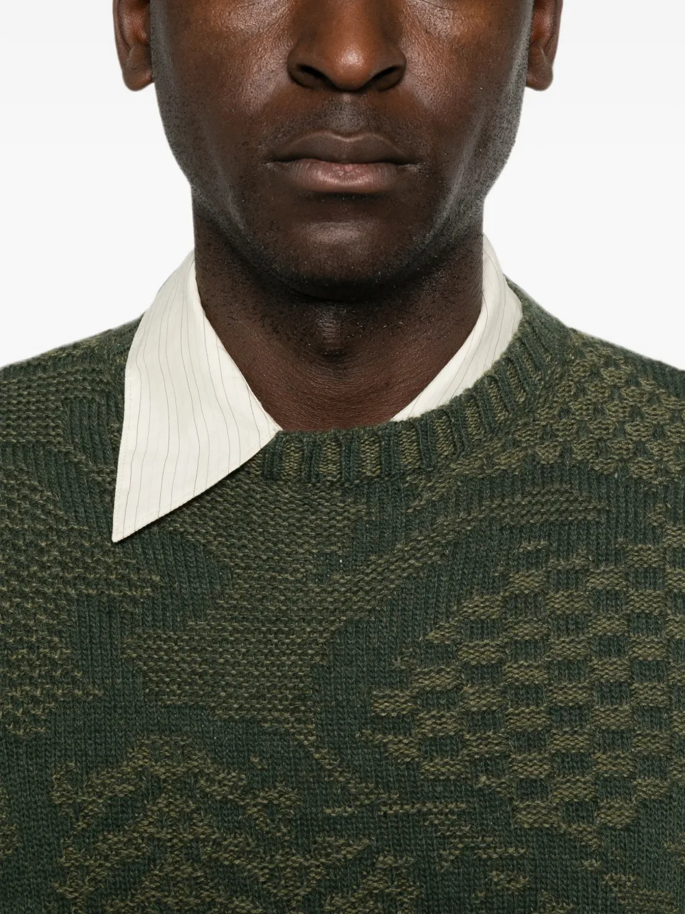 ETRO Intarsia trui Groen