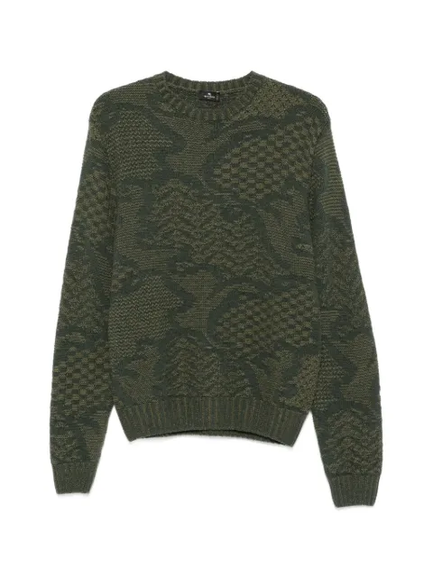 ETRO intarsia-knit crew-neck sweater