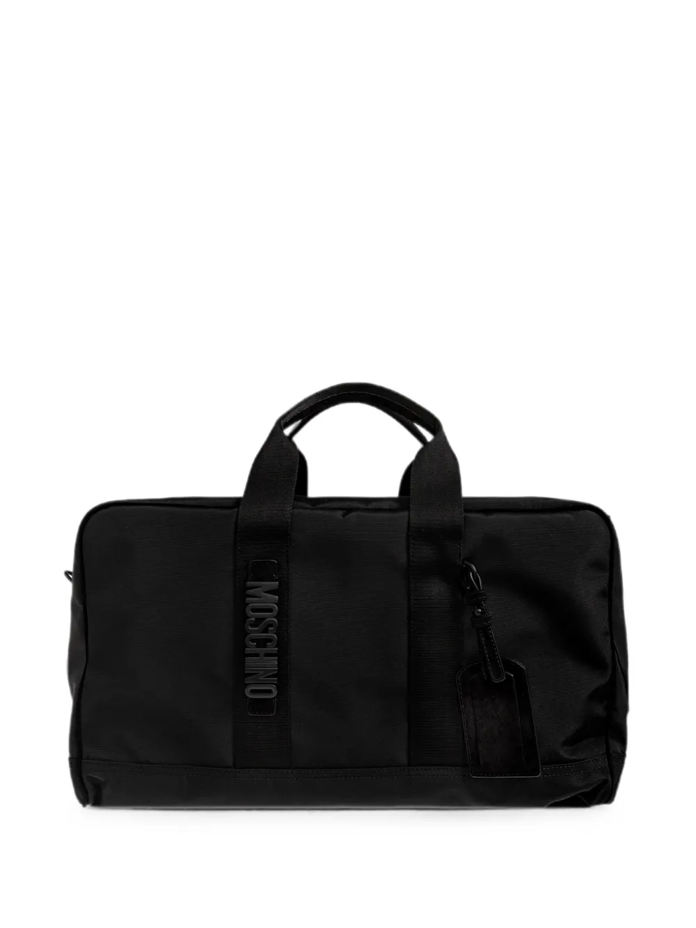Moschino Logo-detail Luggage Bag In Black