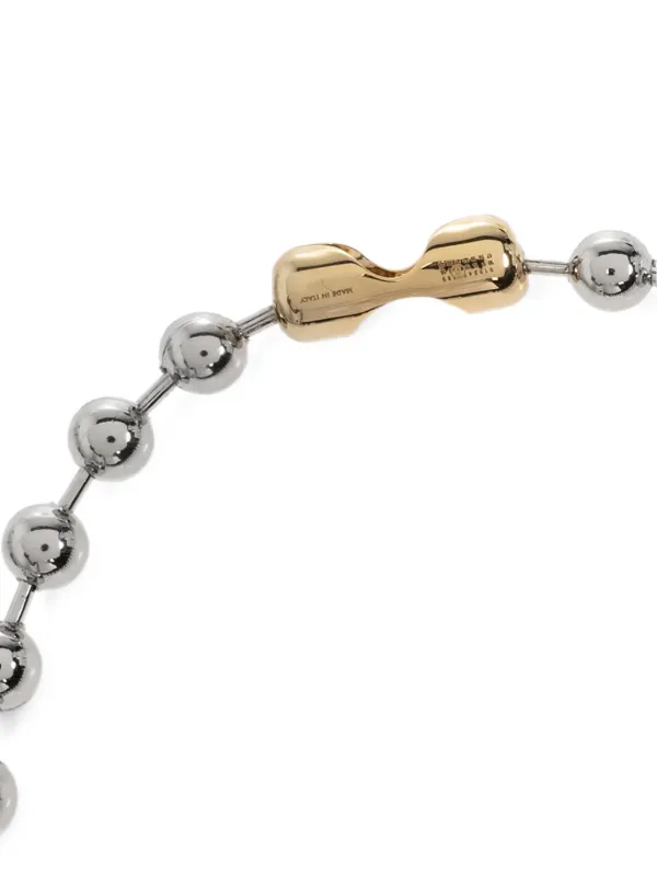 MM6 Maison Margiela ball-chain Necklace | Silver | FARFETCH GE