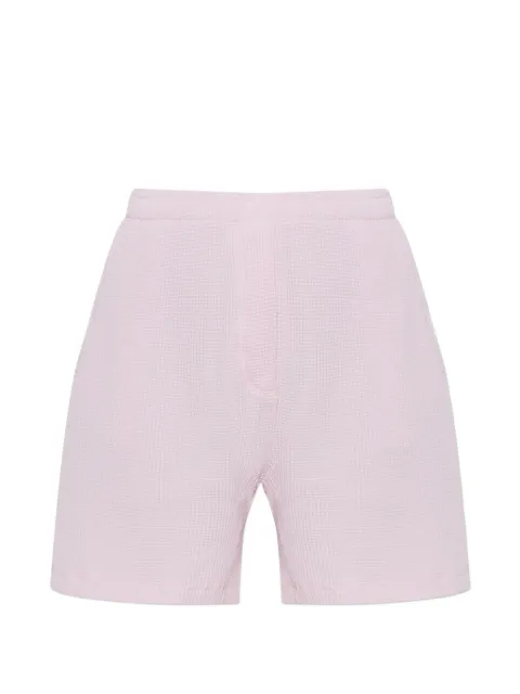 American Vintage Uscow waffle-knit cotton shorts